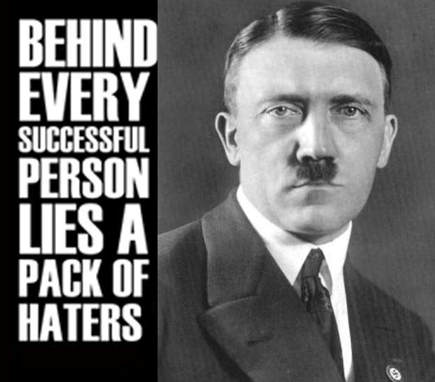 behind every successful person hitler